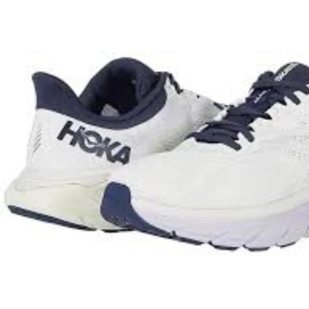 Hoka One One Arahi 5  Shoes Blanc De Blanc/Outer Space/Size9.5B